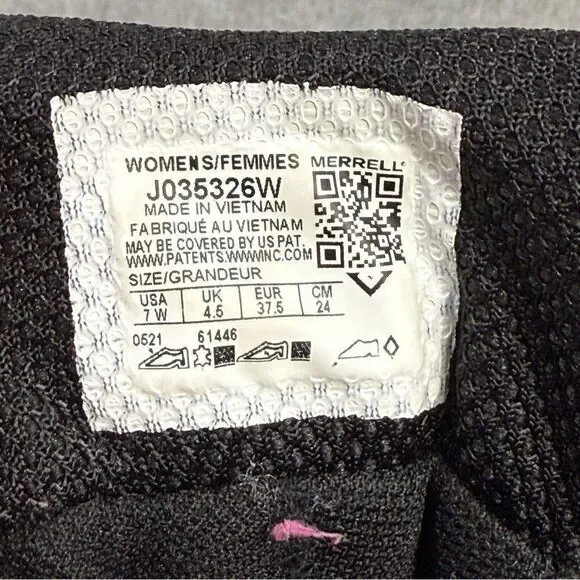 Merrell Womens Shoes Size 7 Siren Edge 3 Grey Purple Outdoors Hiking Sneakers - Picture 9 of 9